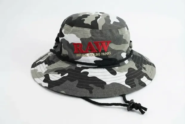 RAW Smokerman’s Bucket Hat – Camo Edition