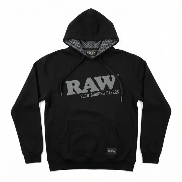 The Genuine RAW® Black Stash Hoodie